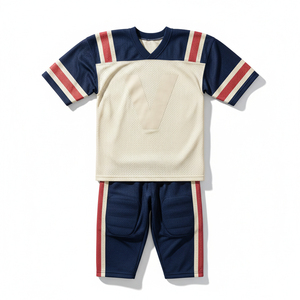 Uniforme de football américain sur mesure Tissu haute résistance Coutures renforcées Nom et numéro d'équipe personnalisés Tailles adultes et jeunes - Product Image 1