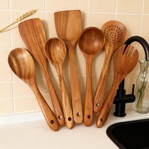 Utensilios de cocina de madera de alta calidad para chefs de restaurantes, al mejor precio, utensilios de cocina de madera natural. - Product Image 4