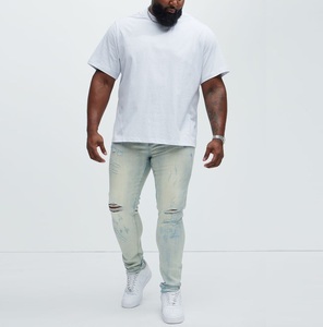 T-shirt unisexe personnalisable blanc 100% coton uni décontracté coupe classique tricoté 200g respirant séchage rapide écologique - Product Image 5