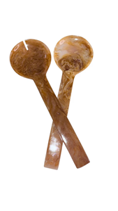 Cuillère en résine au design unique, taille personnalisable disponible, idéale pour les événements festifs, durable et lavable. - Product Image 2