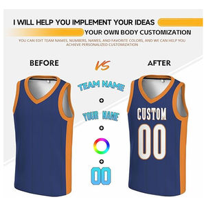 Camiseta de Baloncesto Ligera y Transpirable con Estampado y Logotipo Personalizado, Secado Rápido, 100% Poliéster, Ropa Deportiva para Hombre - Product Image 5