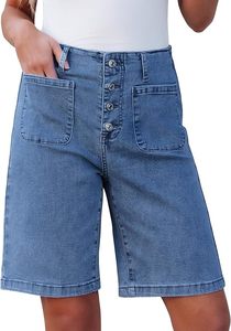 Nouveaux shorts Bermuda d'été pour hommes, style streetwear, avec logo personnalisé, prix de gros, shorts en jean déchiré - Product Image 4