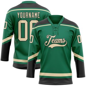 Wholesale Custom Sublimation Stitching Name Number Adult Men's Ice Hockey Jersey Team Hockey Wear With Lace - Product Image 1