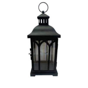 Lanterne rustique en bronze pour bougie chauffe-plat, porte-bougie en verre dépoli, lanterne décorative à suspendre pour table ou patio - Product Image 2