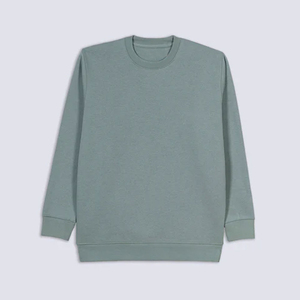 Sudadera Extra Grande para Hombre, Algodón Suave Premium, Corte Holgado, Cuello Redondo Informal, Manga Larga, Ropa Urbana, Cómoda y Cálida para el Día a Día - Product Image 2