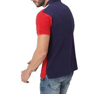 Polo en coton pour hommes, vente en gros, ODM, haute qualité, manches courtes, coupe oversize, broderie logo personnalisé, motif léopard, été - Product Image 3