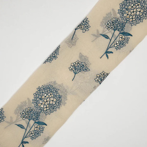 Tela de Bordado Premium con Textura de Malta, Tela de Poliéster Suave con Malla de Georgette y Encaje, Estampado Floral, Tela de Diseño para Vestidos de Novia - Product Image 6