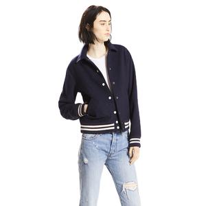 Femmes vintage baseball extérieur lettre homme vestes manteaux coupe-vent tissé bouton up hiver Varsity manteau veste - Product Image 2