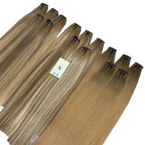 Vente chaude Haute Qualité Super Double Dessiné Cuticule Aligné Ombre Piano Surbrillance Trame Extensions de Cheveux Humains - Product Image 1