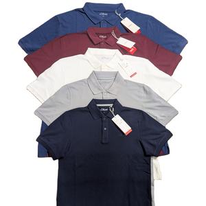 Lot de polos pour hommes, surplus d'usine, vente en gros, liquidation, stock en vrac, qualité d'exportation du Bangladesh - Product Image 1