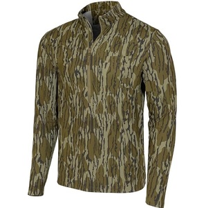 Sudaderas de Forro Polar Bordadas con Camuflaje Bottomland Personalizadas, Cuello Redondo, Manga Larga, para Caza, Pesca y Actividades al Aire Libre - Product Image 3
