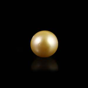 Perle dorée artisanale de 3,65 carats, pierre précieuse en vrac pour bijoux fins - Product Image 1