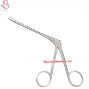 Pinzas de agarre manuales BISONS al por mayor, punzón circular para oído, nariz y garganta, punzón para amígdalas, acero inoxidable - Product Image 3