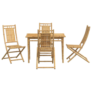 High Quality Bamboo Outdoor Furniture Home Garden Set Bar Bamboo <b>Table</b> and <b>Chairs</b> Set of 6 Made in Vietnam - Product Image 2
