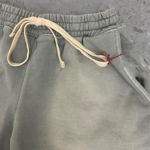 Meilleure Vente Short pour Homme Adulte à Cordon de Serrage, Délavé à l'Acide, Respirant, Sportif d'Été, avec Impression en Relief - Product Image 4