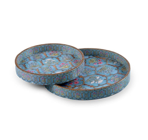 Juego de bandejas de resina pintadas a mano, impermeables, personalizadas al por mayor, multifuncionales para bodas, cenas y accesorios de cocina - Product Image 4