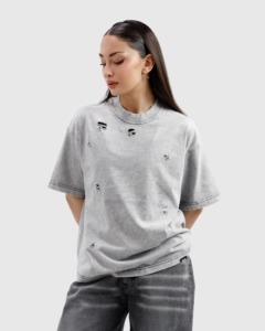 Camiseta Oversize Unisex de Hombre y Mujer con Hombros Caídos, Manga Corta, Ajuste Holgado Casual, Estilo Urbano - Product Image 3
