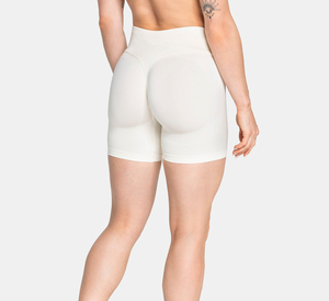 Shorts décontractés taille haute élastiques couleur unie coupe ajustée pour femme – Idéal pour l'été – Meilleures ventes - Product Image 3