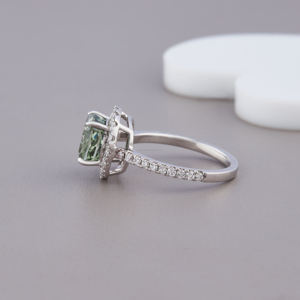 <b>Top</b> Selling Handmade Moissanite Engagement Ring for Women Featuring Elegant Craftsmanship and Style Available At Best Price - Product Image 5