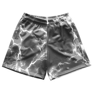 Shorts de sport pour homme en tissu Oxford 100% coton, respirants et à séchage rapide, longueur genou, avec cordon de serrage à la taille, pour la course à pied, le basketball - Product Image 1