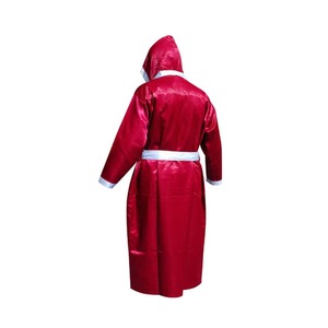 Bata de boxeo de satén para entrada de combate, con logotipo personalizado, transpirable, color personalizado, proveedor mayorista OEM, fabricante - Product Image 2