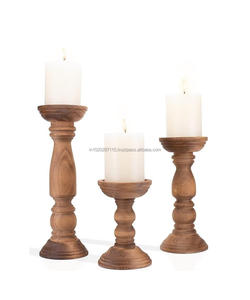 Candelabro alto de madera diseñado para pasillos de boda, grandes eventos o decoración de interiores de restaurantes de lujo. - Product Image 4