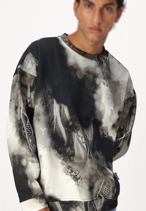 Sudadera extragrande Tie Dye Pullover para hombre de calidad superior algodón polar transpirable precio al por mayor sudaderas con capucha y sudaderas - Product Image 4