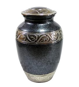 Urna Funeraria de Metal Única para Cenizas de Adultos con Diseño Detallado y Material de Alta Resistencia para un Uso Prolongado - Product Image 1