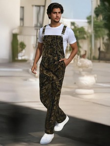 Overoles de Camuflaje para Hombre, Pantalones Estampados, Ropa de Caza Transpirable de Lona, Estilo Otoñal - Product Image 3