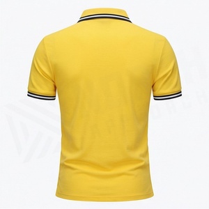 เสื้อโปโลผู้ชายสไตล์ลำลองสำหรับฤดูร้อน ผ้าคอตตอนผสม ใส่สบาย ระบายอากาศได้ดี รับสั่งทำสีและโลโก้ - Product Image 2