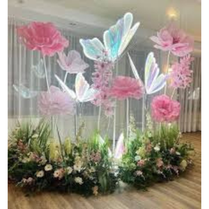การตกแต่งงานอีเว้นท์ขนาดใหญ่ที่มีผีเสื้อและดอกไม้เป็นจุดเด่น - Product Image 1