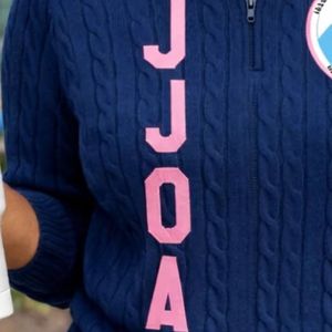Jack and Jill Quarter Zip Cable Knit Sweater Classic Pullover High Neck Warm Knitted Casual <b>Long</b> Sleeve Top for <b>Men</b> Women Winter - Product Image 4