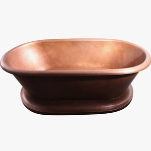 Baignoire élégante en cuivre, fabriquée à la main, autoportante, pour salles de bain de luxe au meilleur prix - Product Image 2