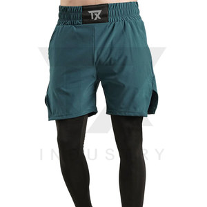 Wholesale Customized Logo High Street Solid Awrah <b>Covering</b> Activewear Sunnah Men's Halal Quick Dry Swimwear Shorts - Product Image 6