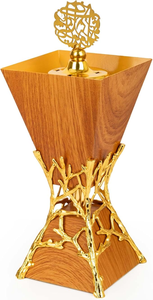 Brûleur d'encens Bakhoor artisanal de qualité supérieure, design arabe, religieux, écologique, personnalisable pour l'arôme de la maison et la décoration traditionnelle - Product Image 6