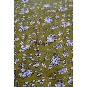Fournisseur indien de tissus en coton imprimé à la main, motifs floraux, prix de gros pour les commandes en gros. - Product Image 4