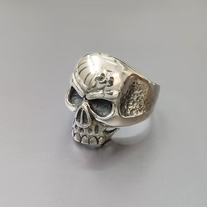Anillo Infantil de Plata 925 JAIPUR SILVER, Diseño de Calavera, Moderno y Elegante, para Uso Diario, Regalo Ideal - Product Image 2