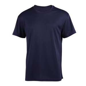 T-shirt Dry Fit en gros pour hommes et femmes, bleu marine, idéal pour la gym |   Vêtements de sport unis personnalisables avec logo pour la performance - Product Image 6