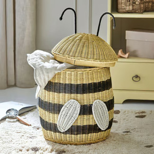 Nueva colección de recipientes de ratán con forma de abeja y tapa, hechos en Vietnam, con precio de mayoreo. - Product Image 6
