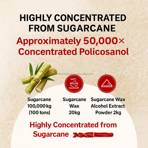 Extrait de canne à sucre Supplément de policosanol 20mg Support lipidique naturel - Product Image 6