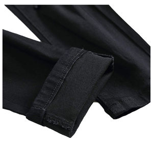 Jeans en denim légers et respirants pour hommes, couleur unie, style vintage, été comme hiver, prix de gros abordable - Product Image 6