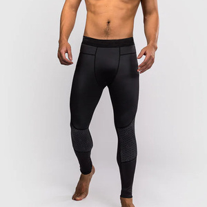 Leggings de compresión MMA de primera calidad a precio mayorista RTS, pantalones de compresión MMA, leggings transpirables para deportes, para hombre, AS-ML-512 - Product Image 4