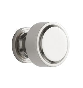 Perillas Redondas de Latón de Alta Calidad, Perillas de Puerta de Metal Niquelado, Duraderas, Elegantes y Perfectas para Interiores de Casas Modernas o Clásicas - Product Image 1