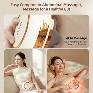 Masajeador Abdominal Inteligente con Calor, Amasamiento Automático para el <span class=keywords><strong>Estreñimiento</strong></span> <span class=keywords><strong>y</strong></span> el <span class=keywords><strong>Dolor</strong></span> Menstrual, Masajeador Inalámbrico para el Vientre para Mujeres, Fábrica OEM - Product Image 2