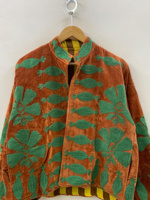 Chaqueta Corta de Terciopelo con Bordado Suzani, Precio de Fábrica, Chaqueta de Invierno con Botones para Mujer, Chaqueta Bomber Bohemia, Producto de Moda al por Mayor