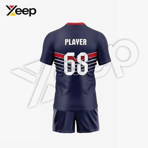 ชุดวอลเลย์บอล XEEP รุ่น XC-VU-16 ผ้าโพลีเอสเตอร์ ระบายอากาศได้ดี สำหรับทุกเพศ ขายดีที่สุด บริการ OEM ขายส่ง ปรับแต่งได้ พร้อมลายพิมพ์แบบรีดร้อน - Product Image 3