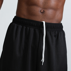 Pantalones Cortos de Malla de Algodón para Hombre, Color Sólido, Marca Privada, Logotipo Personalizado, Ecológicos, Transpirables, Estilo Urbano, Precio al por Mayor - Product Image 6