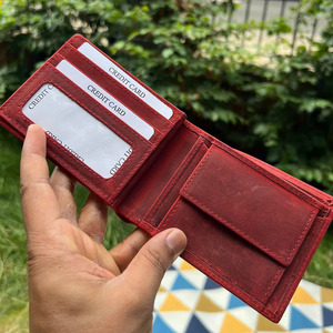 High quality mens leather <b>wallets</b> minimalist RFID <b>secure</b> design wholesale custom logo OEM premium export fashion in low price - Product Image 4