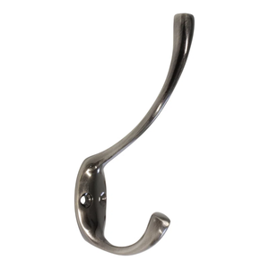 Rustic Bronze Finish Dual Arm <b>Wall</b> <b>Hook</b> Classic Metal Hardware for Mudroom & Bedroom Traditional Decorative Hat Hanger <b>Racks</b> - Product Image 4
