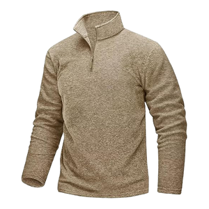 New Spring Hooded <b>Thick</b> Warm Unisex Breathable 280g 100% Cotton <b>Fleece</b> Knitted Sweaters Jumper Loose Fit Pullover - Product Image 1
